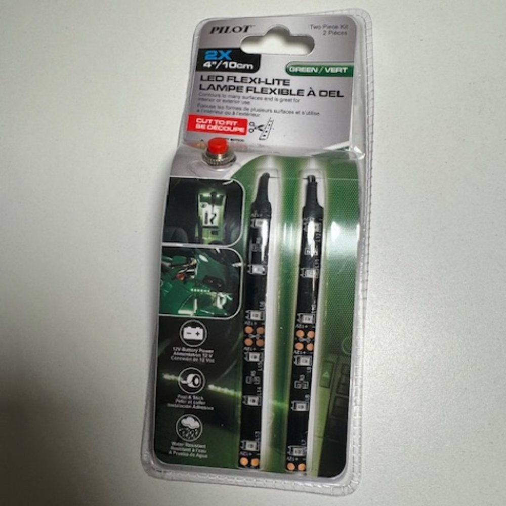 New Pilot Automotive 4"/10cm LED Flexi-Lite Green